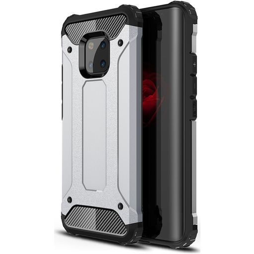 Mobigear Outdoor Huawei Mate 20 Pro Hoesje Hardcase Backcover Shockproof - Zilver