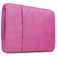 Mobigear Denim Zipper Laptop Sleeve 13 - 14 inch Laptop hoes - Roze
