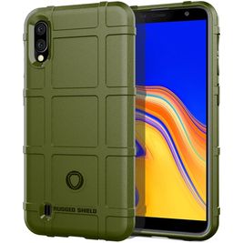 Mobigear Rugged Shield Xiaomi Redmi 9A Hoesje Flexibel TPU Backcover Shockproof - Groen