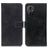 Mobigear Croco POCO M5 Hoesje Bookcase Portemonnee - Zwart
