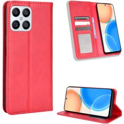 Mobigear Sensation HONOR X8 Hoesje Bookcase Portemonnee - Rood