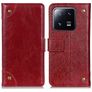 Mobigear Ranch Xiaomi 13 Hoesje Bookcase Portemonnee - Bordeaux Rood