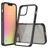 Mobigear Crystal iPhone 13 Hoesje Hardcase Backcover - Zwart