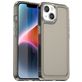 Mobigear Crystal iPhone 15 Plus Hoesje Flexibel TPU Backcover - Grijs