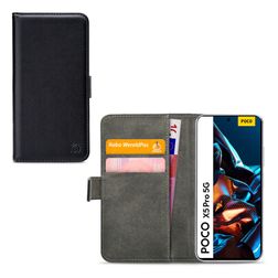 Mobilize Classic Gelly Wallet POCO X5 Pro Hoesje Bookcase Portemonnee - Zwart