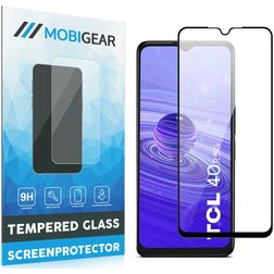 Mobigear Premium TCL 40R Glazen Screenprotector - Case Friendly