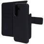 Mobiparts Samsung Galaxy A56 Hoesje Echt Leer Uitneembare 2in1 Bookcase Portemonnee - Zwart