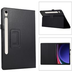 Mobigear Classic Samsung Galaxy Tab S11 Hoes + Stylus Houder - Zwart