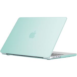 Mobigear Glossy MacBook Pro 14 Inch (2021-2026) Hoes Hardshell Laptopcover MacBook Case - Groen - Model A2442 / A2779 / A2918 / A2992 / A3401 / A3112 / A3434 / A3427 / A3426