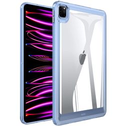 Mobigear Crystal iPad Pro 11 Inch (2020) Hardcase Backcover - Transparant / Blauw