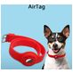 Mobigear Apple AirTag Hoesje Flexibel Siliconen Halsband - 23.5 - 47.5 cm - Blauw