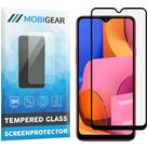 Mobigear Premium Samsung Galaxy A20s Glazen Screenprotector - Case Friendly - Zwart