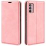 Mobigear Retro Slim Motorola Moto G42 Hoesje Bookcase Portemonnee - Roze