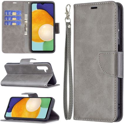 Mobigear Excellent Samsung Galaxy A13 5G Hoesje Bookcase Portemonnee - Grijs