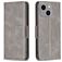 Mobigear Excellent iPhone 15 Plus Hoesje Bookcase Portemonnee - Grijs