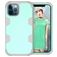 Mobigear Ultra Tough iPhone 12 Pro Max Hoesje Hardcase Backcover Shockproof - Turquoise