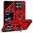 Mobigear Armor ring Xiaomi 15 Hoesje Hardcase Backcover Shockproof met Ringhouder - Rood