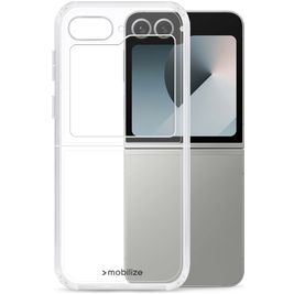 Mobilize Gelly Doorzichtig Samsung Galaxy Z Flip 6 Hoesje Flexibel TPU Backcover - Transparant
