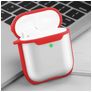 Mobigear Shockproof Apple AirPods 2 Hoesje Flexibel TPU - Rood