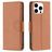 Mobigear Excellent iPhone 16 Pro Max Hoesje Bookcase Portemonnee - Bruin