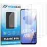 Mobigear OPPO A16 Screenprotector Folie - Case Friendly (3-Pack)