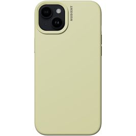 Nudient Base iPhone 15 Siliconen Hoesje Backcover - Pale Yellow Nudient Base iPhone 15 Siliconen Hoesje Backcover - Pale Yellow