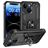 Mobigear Armor Ring iPhone 15 Hoesje Hardcase Backcover Shockproof met Ringhouder - Zwart