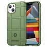 Mobigear Rugged Shield iPhone 15 Hoesje Flexibel TPU Backcover Shockproof - Groen