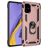 Mobigear Armor Ring Samsung Galaxy A51 Hoesje Hardcase Backcover Shockproof met Ringhouder - Roségoud