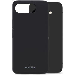 Mobilize Rubber Gelly Google Pixel 9a Hoesje Flexibel TPU Backcover - Zwart