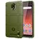 Mobigear Rugged Shield Nokia 1 Plus Hoesje Flexibel TPU Backcover Shockproof - Legergroen