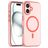 Mobigear Shockproof iPhone 16 Plus MagSafe Hoesje Flexibel TPU Backcover - Rood