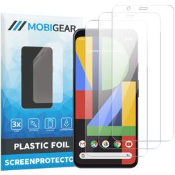 Mobigear Google Pixel 4 Screenprotector Folie - Case Friendly (3-Pack)