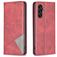 Mobigear Rhombus Slim Samsung Galaxy A56 Hoesje Bookcase - Rood