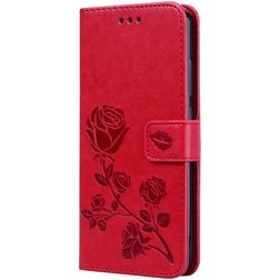 Mobigear Roses Xiaomi Redmi Note 7 Hoesje Bookcase Portemonnee - Magenta