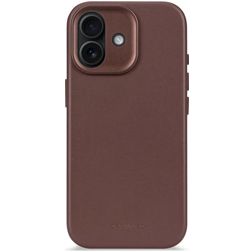 Decoded iPhone 17 Hoesje Echt Leer Backcover Shockproof - Chocolate Brown