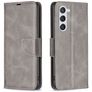 Mobigear Excellent Samsung Galaxy S25 Hoesje Bookcase Portemonnee - Grijs