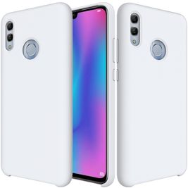 Mobigear Rubber Touch HONOR 10 Lite Siliconen Hoesje Backcover - Wit Mobigear Rubber Touch HONOR 10 Lite Siliconen Hoesje Backcover - Wit