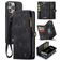 Caseme 008 iPhone 16 Pro Max Hoesje Uitneembare 2in1 Bookcase Portemonnee - Zwart
