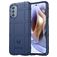Mobigear Rugged Shield Motorola Moto G31 Hoesje Flexibel TPU Backcover Shockproof - Blauw