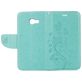 Mobigear Flowers Samsung Galaxy A5 (2017) Hoesje Bookcase Portemonnee - Turquoise