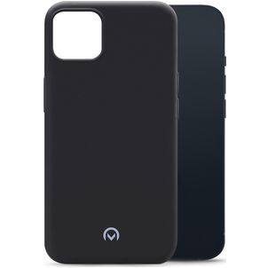Mobilize Rubber Gelly iPhone 13 Hoesje Flexibel TPU Backcover - Matt Black