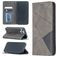 Mobigear Rhombus Slim iPhone 12 Hoesje Bookcase - Grijs