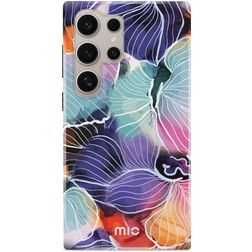 MIO Samsung Galaxy S24 Ultra MagSafe Hoesje Hardcase Backcover - Flowers