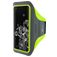 Mobiparts Comfort Fit Telefoonhouder Hardlopen Samsung Galaxy S20 Ultra Sport Hoesje Neopreen Sportarmband - Neon Green