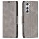 Mobigear Excellent Samsung Galaxy S23 Hoesje Bookcase Portemonnee - Grijs