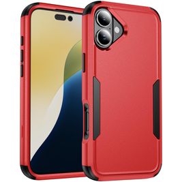 Mobigear Ultra Tough iPhone 17 Hoesje Hardcase Backcover Shockproof - Rood