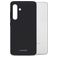 Mobilize Rubber Gelly Samsung Galaxy S24 Hoesje Flexibel TPU Backcover - Matt Black