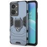 Mobigear Armor Ring OnePlus Nord 2T 5G Hoesje Hardcase Backcover Shockproof met Ringhouder - Blauw