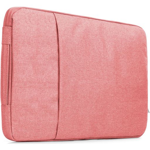 Mobigear Denim Zipper Laptop Sleeve (max 23 cm x 31 cm) Laptop hoes - Magenta